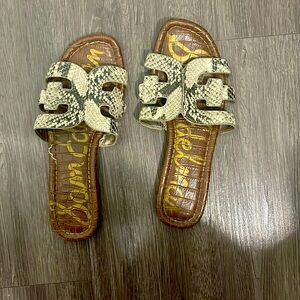 Sam Edelman snakeskin sandals